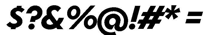 Bonkus BoldItalic Font OTHER CHARS