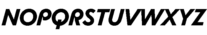 Bonkus BoldItalic Font UPPERCASE