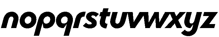 Bonkus BoldItalic Font LOWERCASE