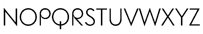 Bonkus Light Font UPPERCASE