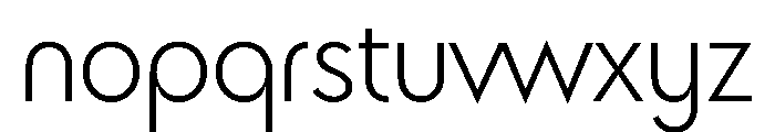 Bonkus Light Font LOWERCASE