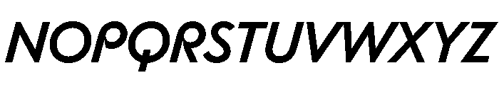 Bonkus MediumItalic Font UPPERCASE