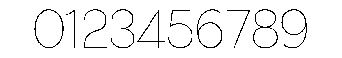 Bonkus Thin Font OTHER CHARS