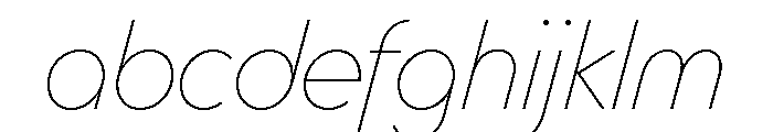 Bonkus ThinItalic FONT
