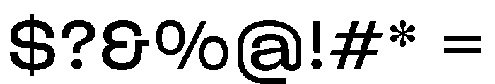 BoogieSchoolSans High4th Font OTHER CHARS
