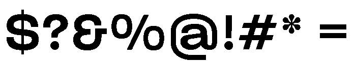 BoogieSchoolSans High5th Font OTHER CHARS