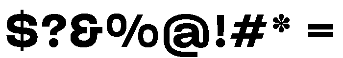 BoogieSchoolSans High6th Font OTHER CHARS