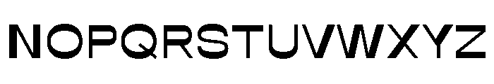 BoogieSchoolSans Middle5th Font UPPERCASE