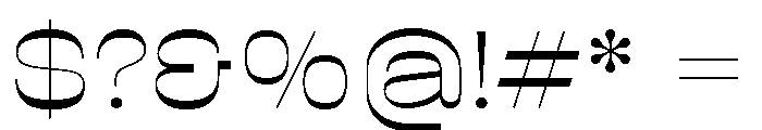 BoogieSchoolSans Pre3rd Font OTHER CHARS