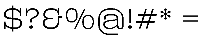 BoogieSchoolSerif High2nd Font OTHER CHARS