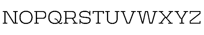 BoogieSchoolSerif High2nd Font UPPERCASE