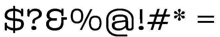 BoogieSchoolSerif High3rd Font OTHER CHARS