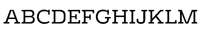 BoogieSchoolSerif High3rd Font UPPERCASE