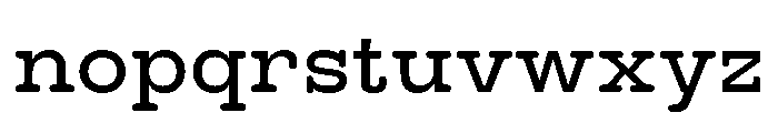 BoogieSchoolSerif High4th Font LOWERCASE