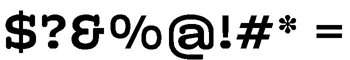 BoogieSchoolSerif High5th Font OTHER CHARS