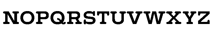 BoogieSchoolSerif High5th Font UPPERCASE