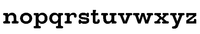 BoogieSchoolSerif High5th Font LOWERCASE