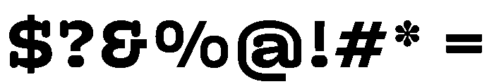 BoogieSchoolSerif High6th Font OTHER CHARS