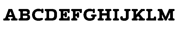 BoogieSchoolSerif High6th Font UPPERCASE