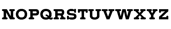 BoogieSchoolSerif High6th Font UPPERCASE