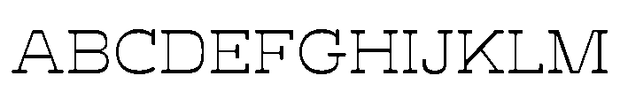 BoogieSchoolSerif Middle1st Font UPPERCASE