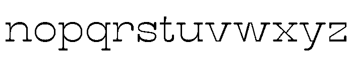 BoogieSchoolSerif Middle1st Font LOWERCASE