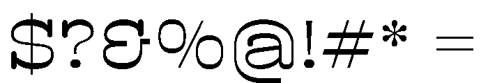 BoogieSchoolSerif Middle2nd Font OTHER CHARS