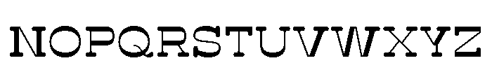 BoogieSchoolSerif Middle3rd Font UPPERCASE