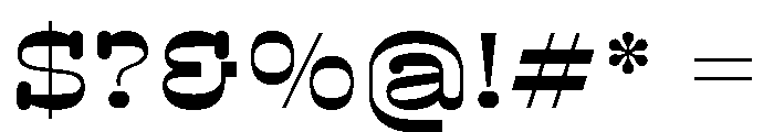BoogieSchoolSerif Middle4th Font OTHER CHARS