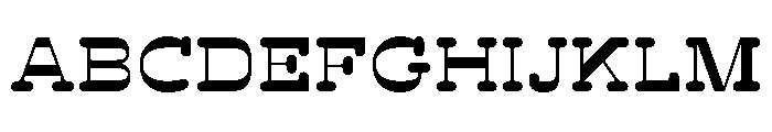 BoogieSchoolSerif Middle4th Font UPPERCASE