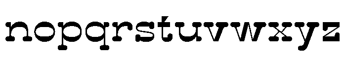 BoogieSchoolSerif Middle4th Font LOWERCASE