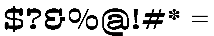 BoogieSchoolSerif Middle5th Font OTHER CHARS