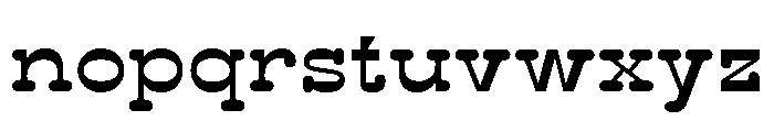 BoogieSchoolSerif Middle5th Font LOWERCASE