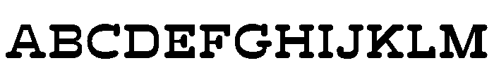 BoogieSchoolSerif Middle6th Font UPPERCASE