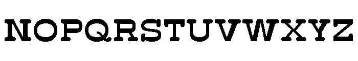 BoogieSchoolSerif Middle6th Font UPPERCASE