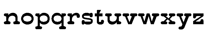 BoogieSchoolSerif Middle6th Font LOWERCASE
