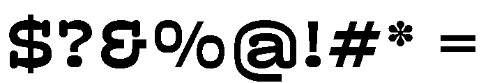 BoogieSchoolSerif Middle7th Font OTHER CHARS