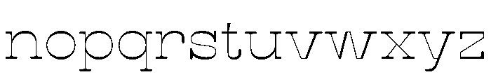 BoogieSchoolSerif Pre2nd Font LOWERCASE