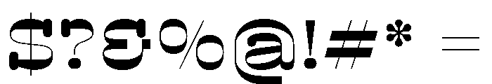 BoogieSchoolSerif Pre5th Font OTHER CHARS