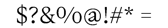 BoogyBrutWEB Light Font OTHER CHARS