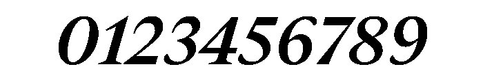BoogyBrutWEB MediumItalic Font OTHER CHARS
