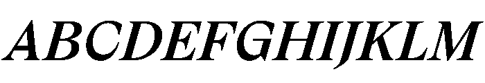 BoogyBrutWEB MediumItalic Font UPPERCASE