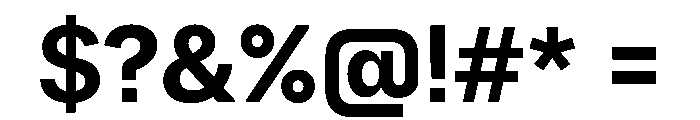 Booton TRIAL Bold Instance Font OTHER CHARS