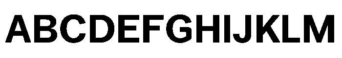 Booton TRIAL Bold Instance Font UPPERCASE