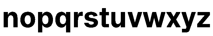 Booton TRIAL Bold Instance Font LOWERCASE