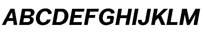 Booton TRIAL BoldItalic Instance Font UPPERCASE