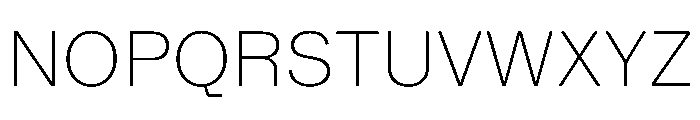 Booton TRIAL ExtraLight Instance Font UPPERCASE