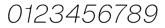 Booton TRIAL ExtraLightItalic Instance Font OTHER CHARS