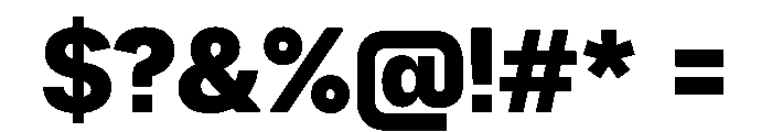 Booton TRIAL Heavy Instance Font OTHER CHARS