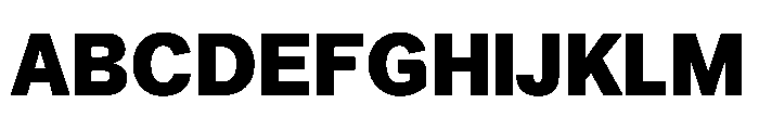 Booton TRIAL Heavy Instance Font UPPERCASE